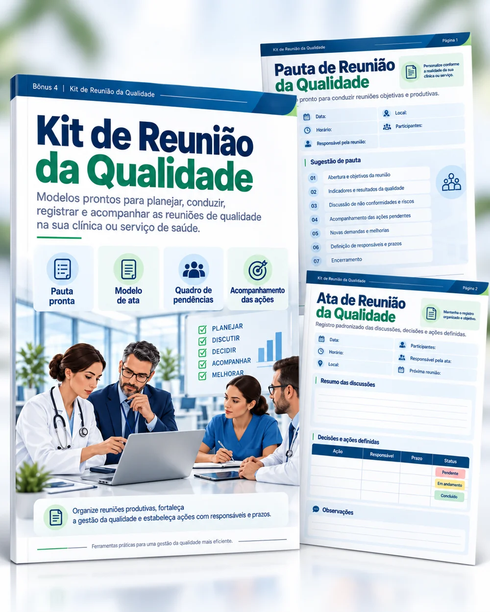 Kit de Reunião da Qualidade